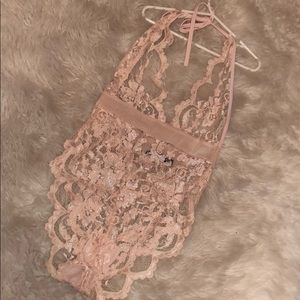 Boohoo Lace Bodysuit